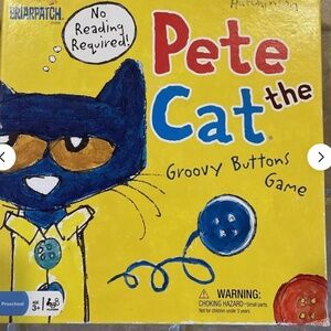 Pete the Cat Groovy Buttons Game age 3+ Colors + counting